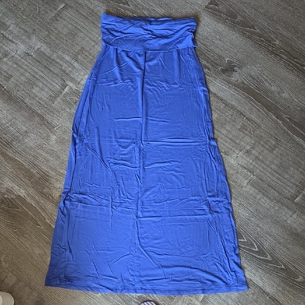 a.n.a Royal Blue Maxi Skirt